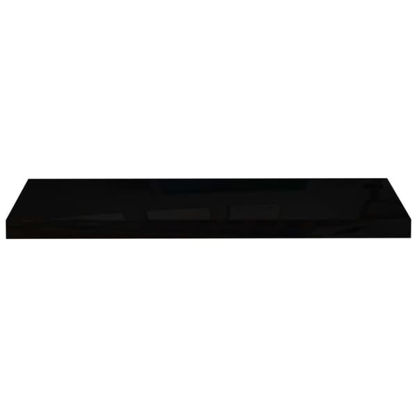 vidaXL Kelluvat seinähyllyt 2kpl korkeakiilto musta 80x23,5x3,8 cm MDF - Seinähyllyt