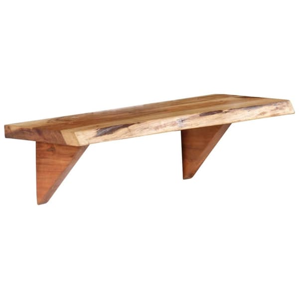 vidaXL Seinähyllyt 2 kpl 60x20x18 cm kiinteä akaasiapuu -  Seinähyllyt