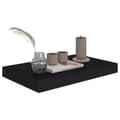 Miniatyrbillede 4 af 9: vidaXL væghylder 4 stk. 40x23x3,8 cm MDF sort -  Væghylder & smalle hylder