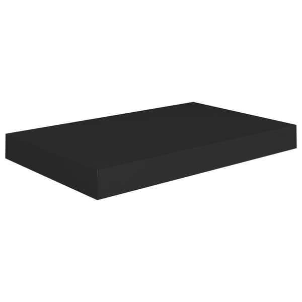 vidaXL væghylder 4 stk. 40x23x3,8 cm MDF sort - Væghylder & smalle hylder