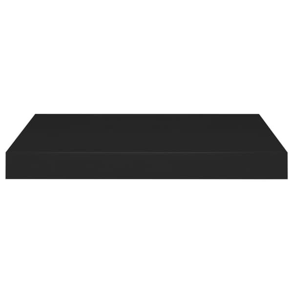 vidaXL væghylder 4 stk. 40x23x3,8 cm MDF sort - Væghylder & smalle hylder