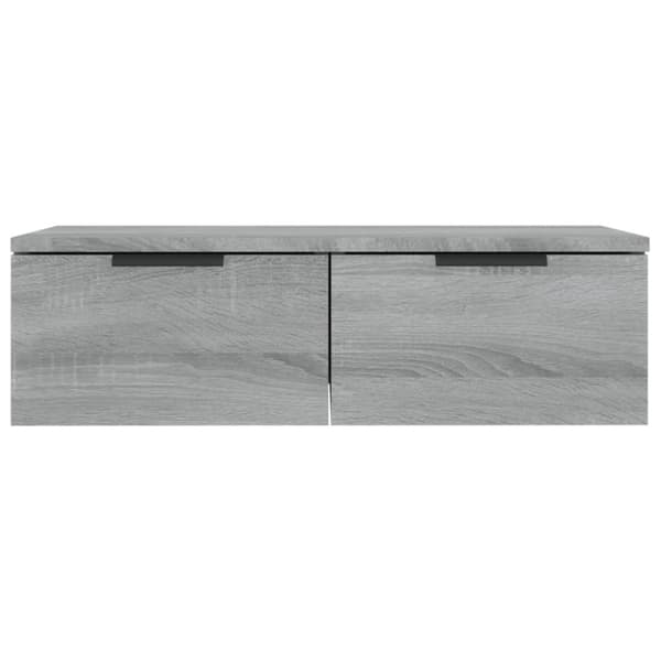 vidaXL vægskab 68x30x20 cm konstrueret træ grå sonoma-eg - Væghylder & smalle hylder