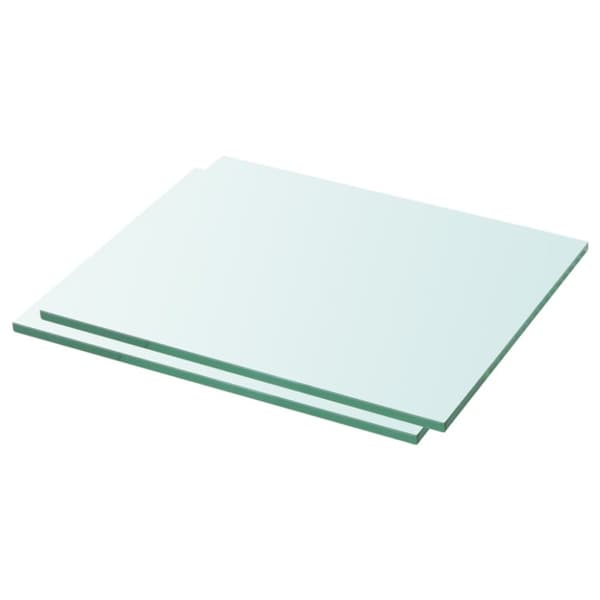 vidaXL hylder 2 stk. glaspanel 30 x 20 cm klar - Væghylder & smalle hylder