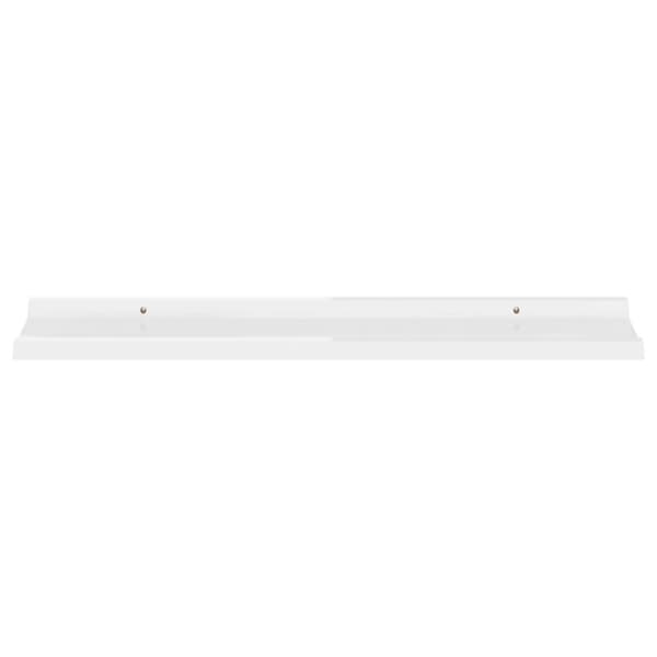 vidaXL væghylder 4 stk. 80x9x3 cm hvid højglans -  Væghylder & smalle hylder
