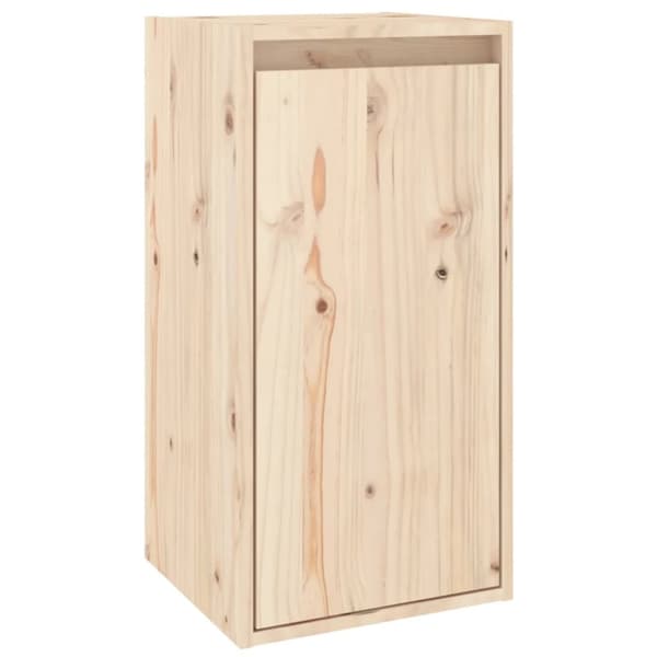 vidaXL vægskabe 2 stk. 30x30x60 cm massivt fyrretræ - Væghylder & smalle hylder