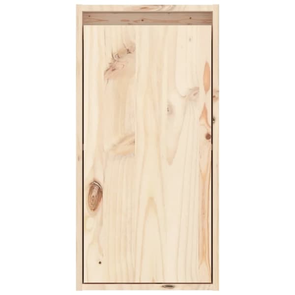 vidaXL vægskabe 2 stk. 30x30x60 cm massivt fyrretræ - Væghylder & smalle hylder