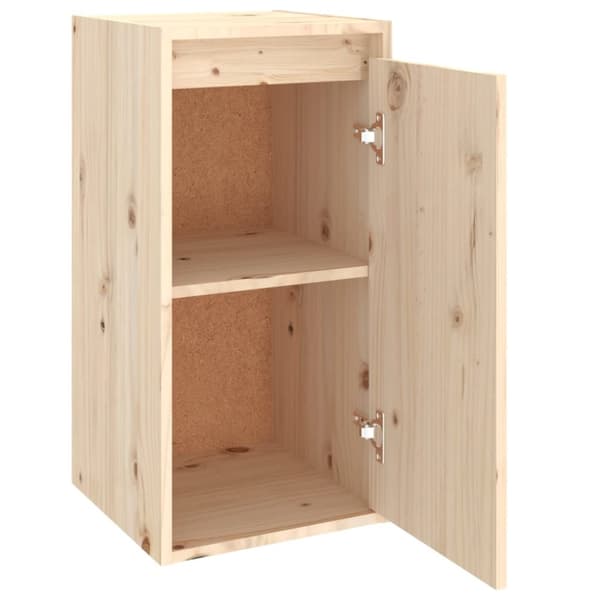 vidaXL vægskabe 2 stk. 30x30x60 cm massivt fyrretræ - Væghylder & smalle hylder