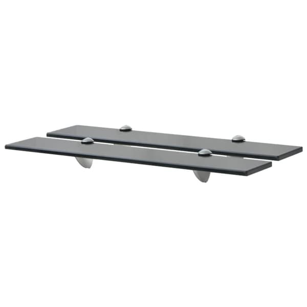 vidaXL svævehylde 2 stk. 60 x 20 cm 8 mm glas -  Væghylder & smalle hylder