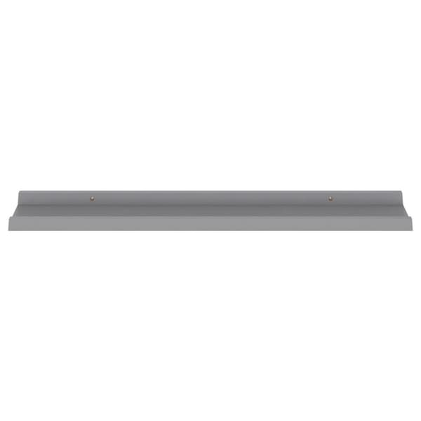 vidaXL Seinähyllyt 4 kpl harmaa 80x9x3 cm -  Seinähyllyt