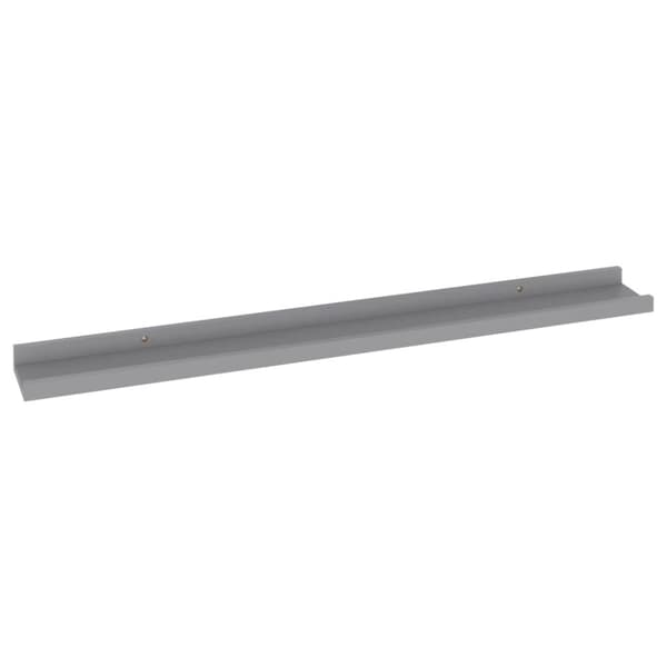 vidaXL Seinähyllyt 4 kpl harmaa 80x9x3 cm -  Seinähyllyt