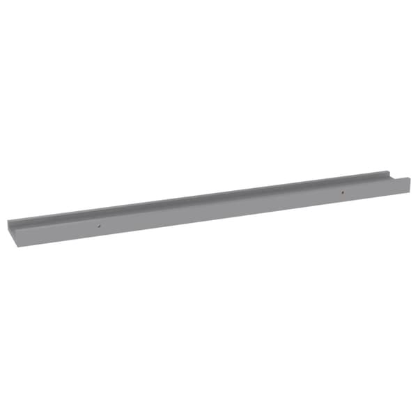 vidaXL Seinähyllyt 4 kpl harmaa 80x9x3 cm - Seinähyllyt