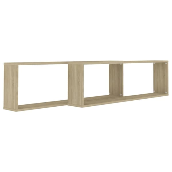 vidaXL Kuutioseinähyllyt 2 kpl Sonoma-tammi 100x15x30 cm lastulevy -  Seinähyllyt