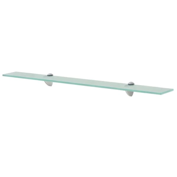 vidaXL svævehylde 2 stk. 80 x 10 cm 8 mm glas -  Væghylder & smalle hylder