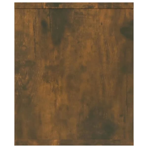 vidaXL bogreol/tv-skab 143x30x36 cm konstrueret træ røget egetræsfarve - Væghylder & smalle hylder