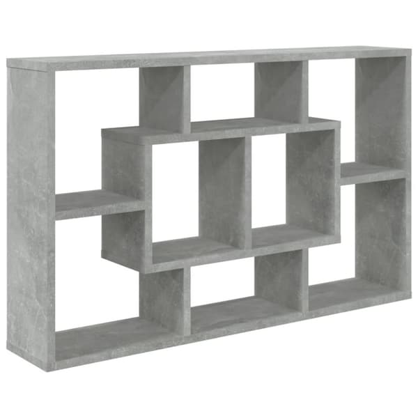 vidaXL Seinähylly betoninharmaa 85x16x52,5 cm tekninen puu -  Seinähyllyt