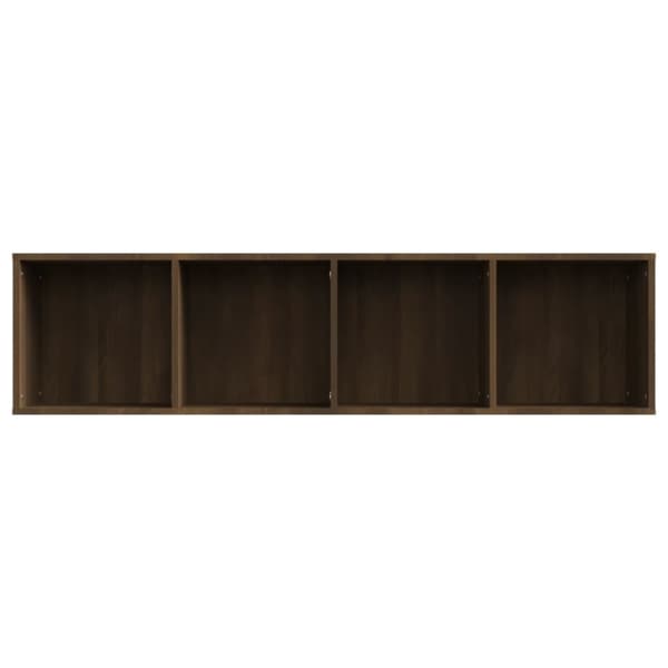 vidaXL Kirjahylly / TV-taso ruskea tammi 143x30x36 cm tekninen puu -  Seinähyllyt