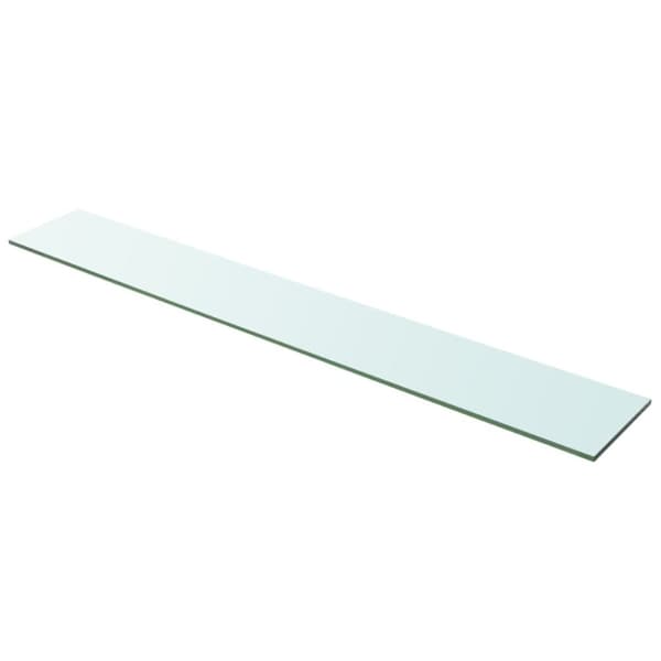 vidaXL hylder 2 stk. glaspanel 100 x 15 cm klar - Væghylder & smalle hylder