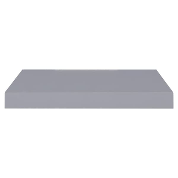 vidaXL væghylder 2 stk. 40x23x3,8 cm MDF grå - Væghylder & smalle hylder