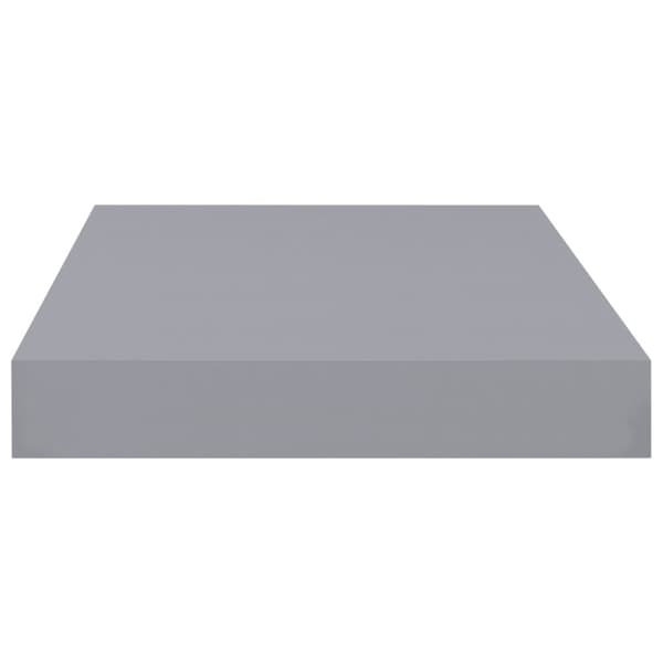 vidaXL væghylder 2 stk. 40x23x3,8 cm MDF grå -  Væghylder & smalle hylder