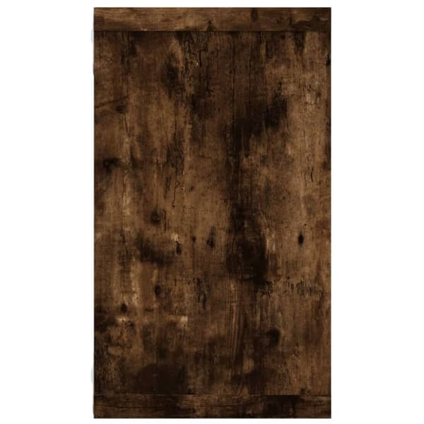vidaXL væghylder 2 stk. 80x15x26,5 cm konstrueret træ røget egetræ -  Væghylder & smalle hylder