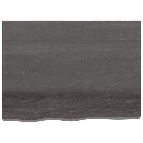 vidaXL Seinähylly tummanruskea 80x60x2 cm käsitelty täystammi -  Seinähyllyt