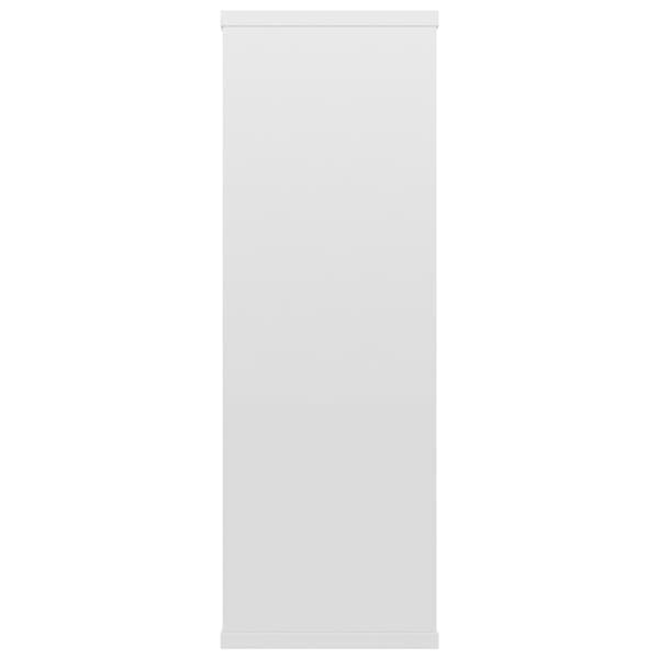 vidaXL Seinähyllyt korkeakiilto valkoinen 104x20x58,5 cm tekninen puu - Seinähyllyt