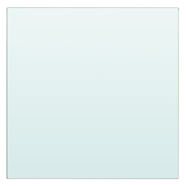 vidaXL Hyllplan 2 st glas genomskinlig 30x30 cm - Vägghyllor & fönsterbrädor