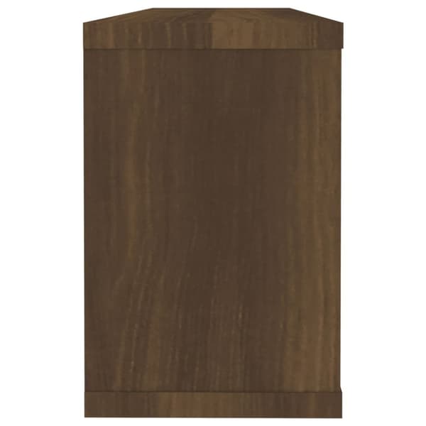 vidaXL Seinäkuutiohyllyt 6 kpl ruskea tammi 60x15x23 cm tekninen puu - Seinähyllyt