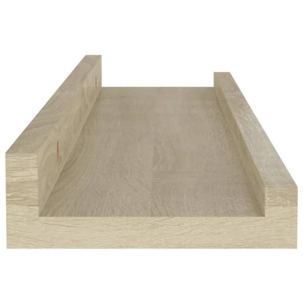 vidaXL Seinähyllyt 2 kpl Sonoma-tammi 40x9x3 cm - Seinähyllyt