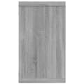 Pikkukuva 8 / 11: vidaXL Seinäkuutiohylly 2 kpl harmaa Sonoma 80x15x26,5 cm tekninen puu -  Seinähyllyt