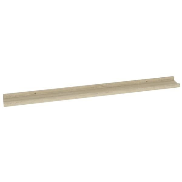 vidaXL Vägghyllor 4 st sonoma-ek 100x9x3 cm -  Vägghyllor & fönsterbrädor