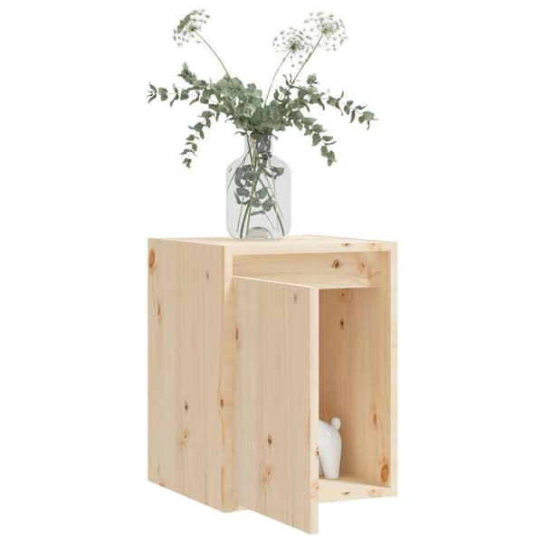 vidaXL Väggskåp 30x30x40 cm massiv furu -  Vägghyllor & fönsterbrädor