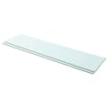 Pikkukuva 1 / 4: vidaXL Hyllyt 2 kpl kirkas lasi 100x25 cm -  Seinähyllyt