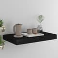 Pikkukuva 1 / 8: vidaXL Kelluva seinähylly musta 40x23x3,8 cm MDF -  Seinähyllyt