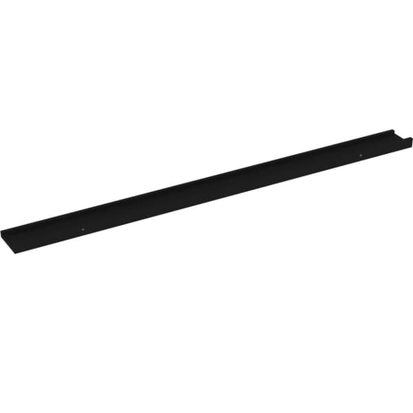 vidaXL Seinähyllyt 2 kpl musta 115x9x3 cm -  Seinähyllyt
