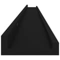 Pikkukuva 9 / 10: vidaXL Seinähyllyt 2 kpl musta 115x9x3 cm -  Seinähyllyt