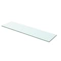 Pikkukuva 1 / 3: vidaXL Hyllypaneeli Kirkas Lasi 60x12 cm -  Seinähyllyt