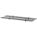 Pikkukuva 1 / 6: vidaXL Kelluvat hyllyt 2 kpl lasi 80x10 cm 8 mm -  Seinähyllyt