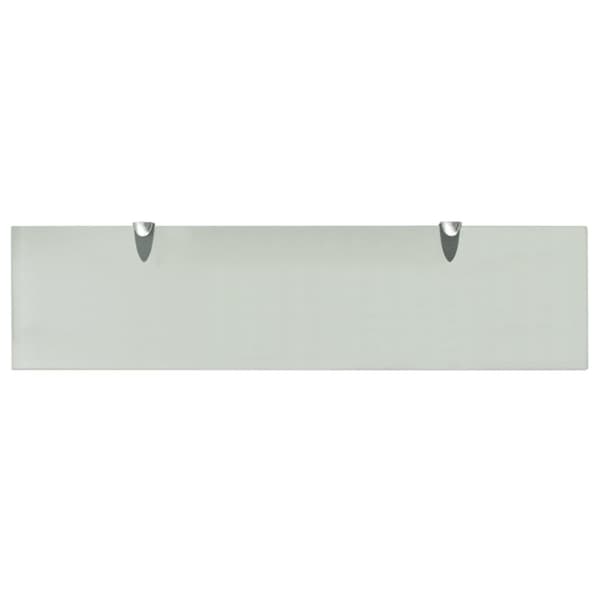 vidaXL svævehylder 2 stk. 80 x 20 cm 8 mm glas -  Væghylder & smalle hylder