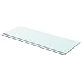 Pikkukuva 1 / 4: vidaXL Hyllyt 2 kpl kirkas lasi 70x25 cm -  Seinähyllyt