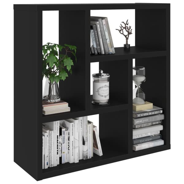 vidaXL Vägghylla svart 45,1x16x45,1 cm spånskiva -  Vägghyllor & fönsterbrädor
