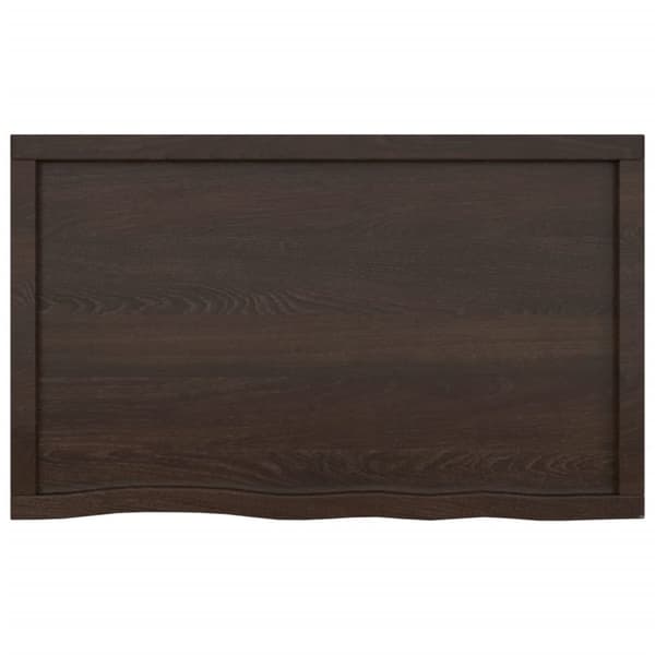 vidaXL Seinähylly tummanruskea 100x60x(2-4) cm käsitelty täystammi - Seinähyllyt