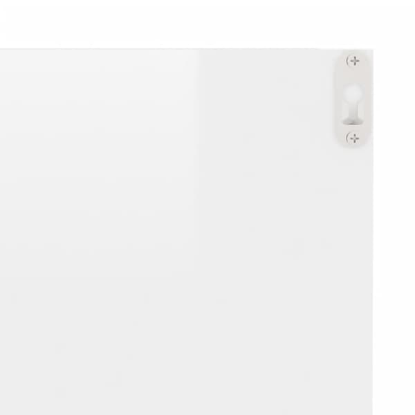 vidaXL Seinähyllyt 2 kpl korkeakiilto valkoinen 40x11,5x18 cm - Seinähyllyt