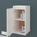 Pikkukuva 6 / 11: vidaXL Seinäkaapit 2 kpl valkoinen 30x30x60 cm täysi mänty -  Seinähyllyt