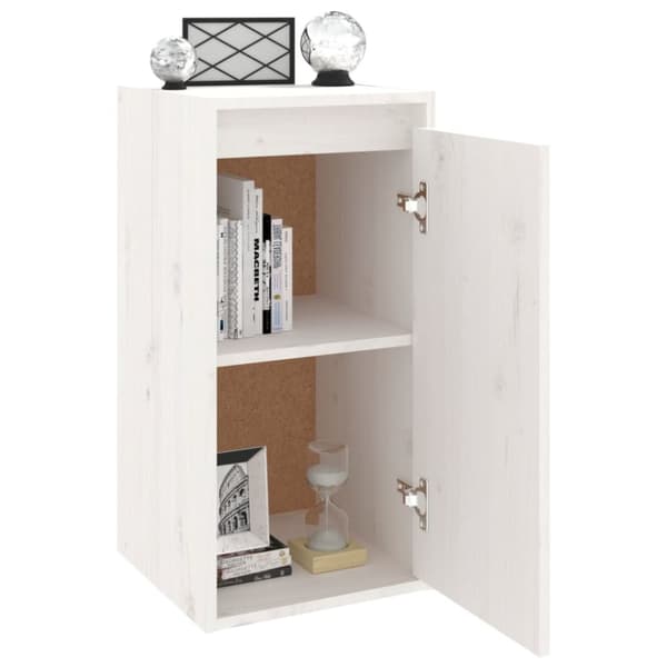vidaXL Seinäkaapit 2 kpl valkoinen 30x30x60 cm täysi mänty -  Seinähyllyt