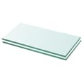 Pikkukuva 1 / 4: vidaXL Hyllyt 2 kpl kirkas lasi 20x30 cm -  Seinähyllyt