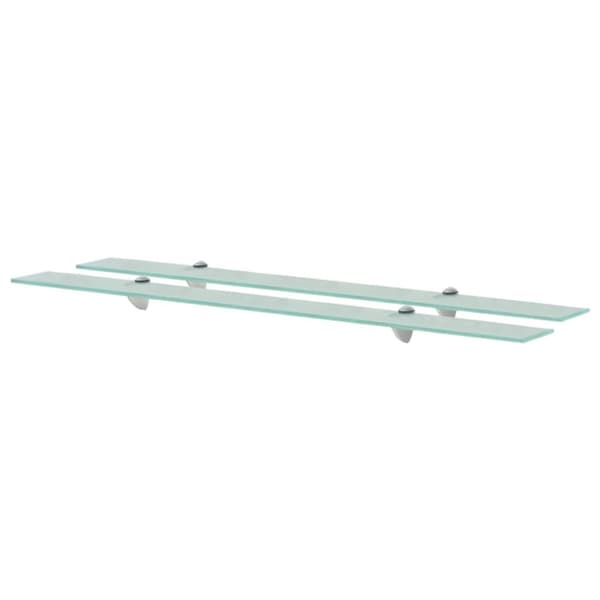 vidaXL Kelluvat hyllyt 2 kpl lasi 100x20 cm 8 mm - Seinähyllyt
