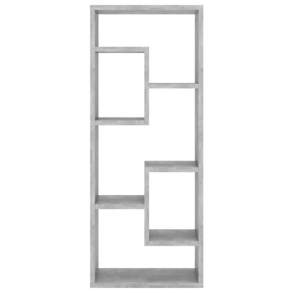 vidaXL væghylde 36x16x90 cm konstrueret træ betongrå - Væghylder & smalle hylder