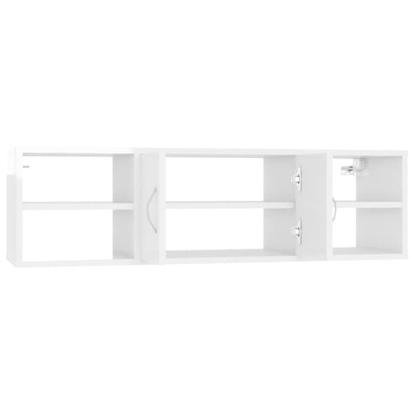 vidaXL Vägghylla vit högglans 102x30x29 cm konstruerat trä -  Vägghyllor & fönsterbrädor