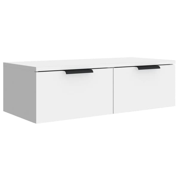 vidaXL Väggskåp vit 68x30x20 cm konstruerat trä - Vägghyllor & fönsterbrädor